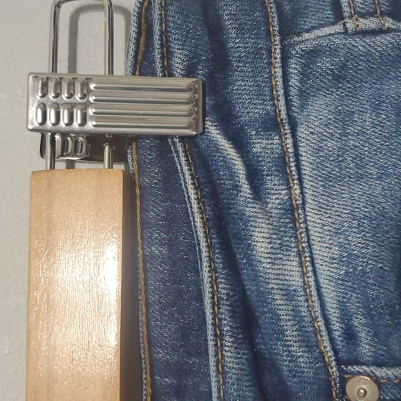 Kancan Jeans womens size 26 US 2 blue destroyed ripped distressed high rise - Picture 6 of 16